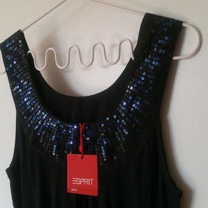 ESPRIT light dress with sequins